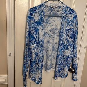 NWOT Chico’s blue and whit cardigan Chicos size 3 (14)